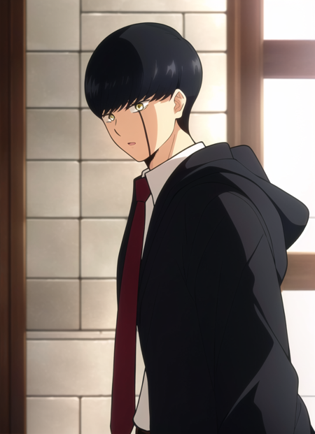 3978529090-3520702969-mashle , masterpiece, best quality, 1boy, male focus, solo, yellow eyes, necktie, black hair, bangs.png